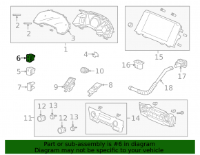 Honda CRV 17-22 trunk lid release and closing button