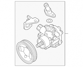 Power steering pump Infiniti QX56 QX80 10-20