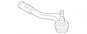 Steering tip left Porsche Macan 15- CTR