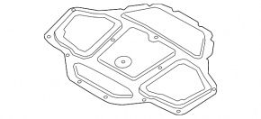 Central hood insulation for BMW 7 G11 G12 16-19 large