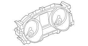 Instrument cluster VW Tiguan 18 SEL 103k