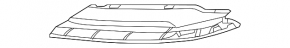 Upper front right headlight molding for VW Tiguan 18-21, for LED