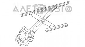 Window lift mechanism rear right Lexus RX350 RX450h 10-15