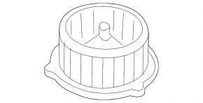 Motor fan heater Subaru Forester 14-18 SJ