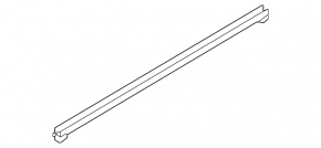 Inner glass seal for the rear left door of a Kia Sorento 21-23 HEV, PHEV