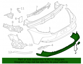Porsche Panamera 24-26 rear bumper lip
