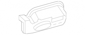 Fuel tank flap housing Mercedes GLS-class X166 13-19 OEM