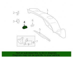 Mercedes W221 trunk lid release button