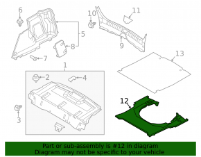 Foam plastic for Mazda 3 14-18 BM tool