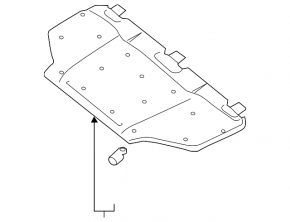 Lincoln Nautilus Hood Insulation 19-23