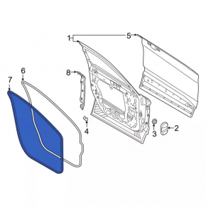 Door seal front left Ford Explorer 20-