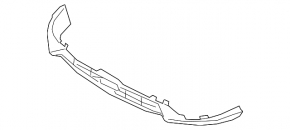 Front bumper lip Ford Escape MK4 20-22 for parking sensors