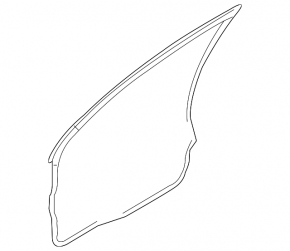 Front left door seal for Mitsubishi Galant 04-12