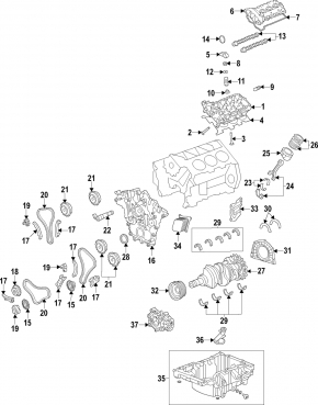 VVTI Valve Cadillac CTS 14-19 3.6 LFX