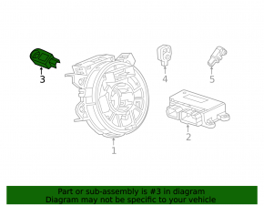Airbag Sensor Front Left Chevrolet Bolt EV 17-23