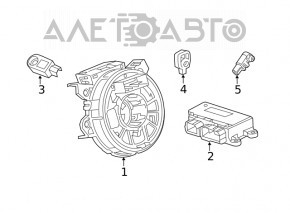 Airbag Sensor Front Left Chevrolet Bolt EV 17-23
