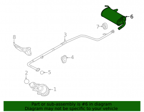 Rear muffler with barrel for Mitsubishi Outlander 19-22 PHEV