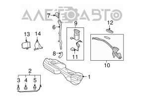 Fuel filler neck BMW 335i e92 07-13