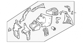 Front quarter left Chevrolet Cruze 11-16