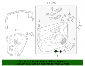 Chevrolet Volt 16- Fuel Door Release Button