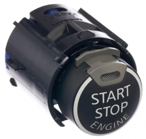 Start-stop button Infiniti Q50 14 - chrome is worn out