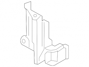 Radiator deflector right Hyundai Kona 18-21 2.0 usa