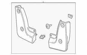 Buick Regal 18-20 Front Mud Flaps Kit