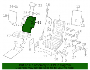 Rear seats, 2nd row, VW Atlas 18-18, black leather, scratches, broken linings, needs cleaning