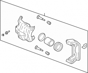 Front left caliper assembly Nissan Murano 25-26