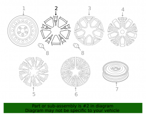 Wheel disk R18 Mitsubishi Outlander 14-15 type 1