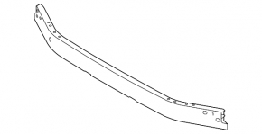 Front bumper reinforcement BMW X1 F48 16-22 upper