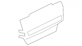 BMW X5 E70 07-13 Front Panel Trim Black