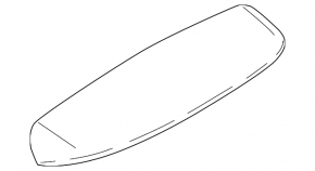 BMW X1 F48 16-22 trunk lid spoiler upper part