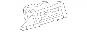 Air duct deflector right Lexus ES300h ES350 13-18
