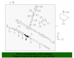 Steering rod right Hyundai Santa FE Sport 13-18 CTR