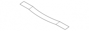 Rear central tunnel strut Audi A3 22-26