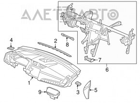 Under-torpedo pipe reinforcement Honda CRV 17-22 rusty