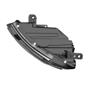 Jeep Compass 22-26 halogen + LED headlight assembly with mounting bracket, sand