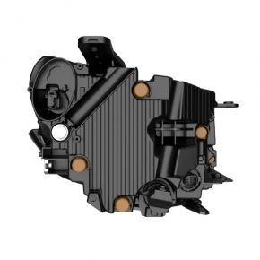 Jeep Compass 22-26 halogen + LED headlight assembly with mounting bracket, sand