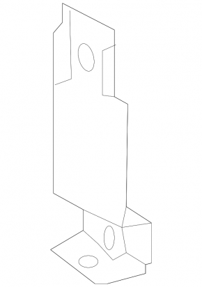 Front Bumper Reinforcement Bracket Central VW Touareg 11-14