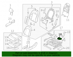 Hyundai Tucson 22-26 Passenger Seat Lower Cushion Blower Assembly