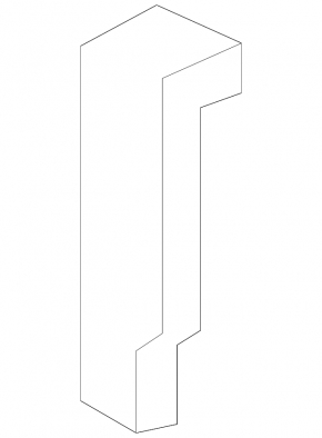 Rear right wing bracket Audi A4 B9 17-