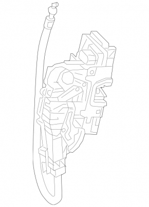 Front right door lock Mercedes C-class W205 15-21