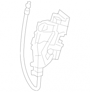Front right door lock Mercedes C-class W205 15-21