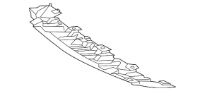 Front bumper protection Mercedes GLA 18-19 AMG pkg