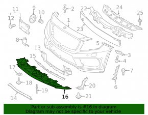 Front bumper protection Mercedes GLA 18-19 AMG pkg