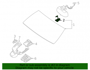 Front view camera cover for Mercedes X167 GLS 24-26
