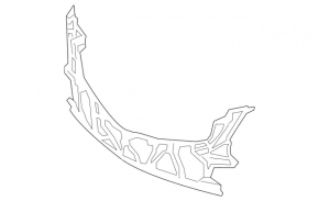Front bumper bracket central Mercedes E-class W212 10-16 AMG pkg