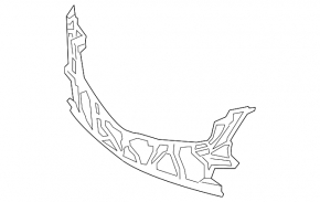 Front bumper bracket central Mercedes E-class W212 10-16 AMG pkg