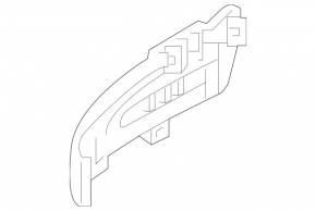 Left side mirror turn signal repeater for Mercedes CLA 14-19